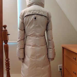 Superwarm Soya & Kyo down puffer coat, XS, knee-length